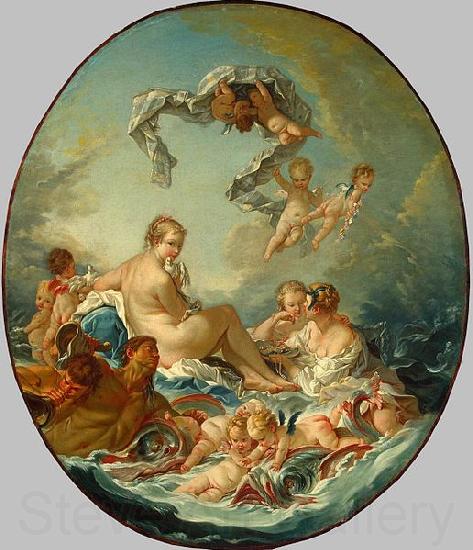 Francois Boucher The Triumph of Venus Norge oil painting art